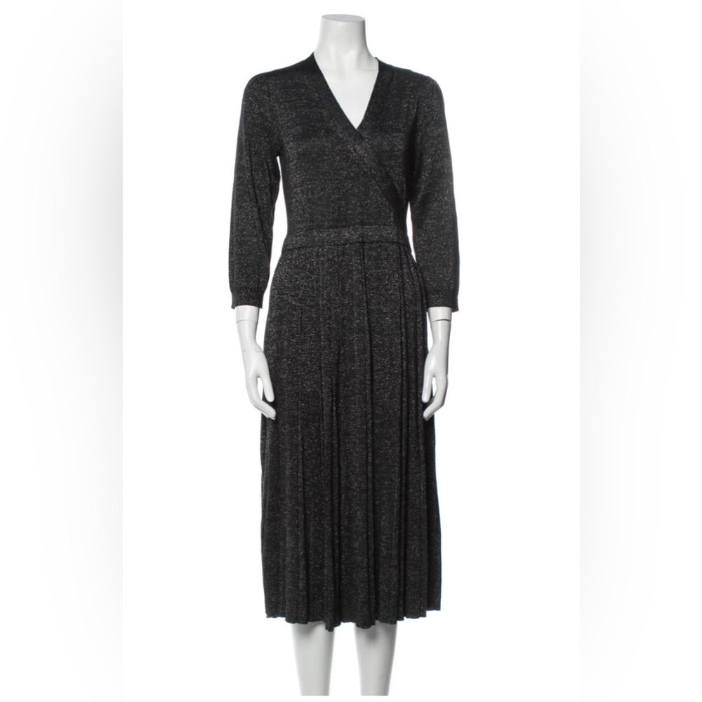 Kate Spade Metallic Wrap Dress